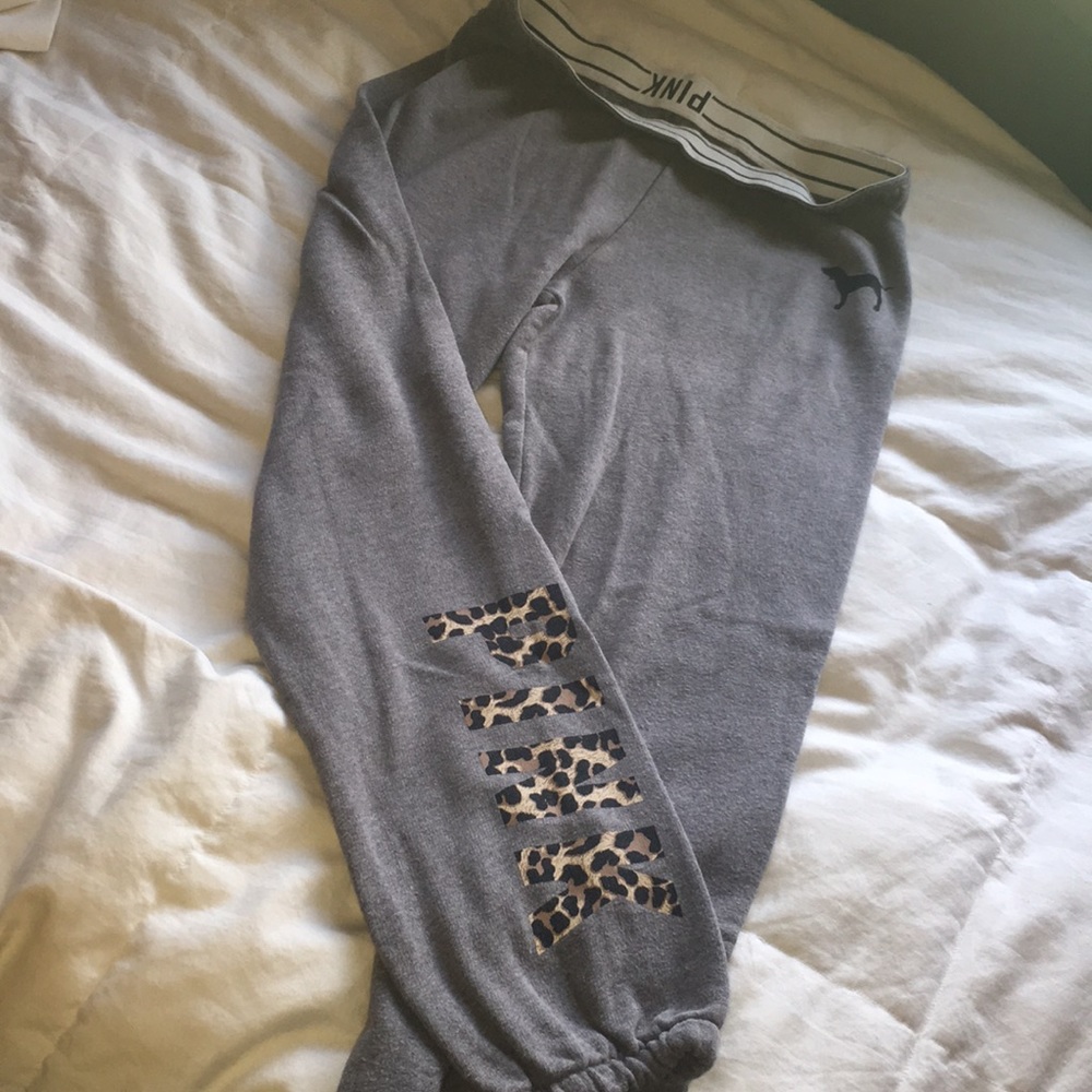 VS PINK Grey Sweatpants